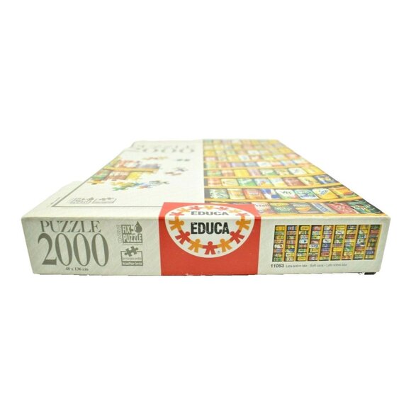 Educa Soft Cans 2000 Piece Jigsaw Puzzle (19 x 53.5) Soft Drinks Soda Pop - Picture 11 of 12
